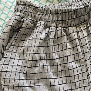 Plaid Pants M-L great quality never worn